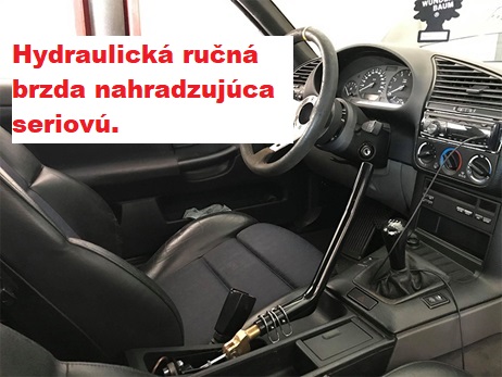 hydraulicka ručna brzda nahradzujúca pôvodnú ručnú brzdu