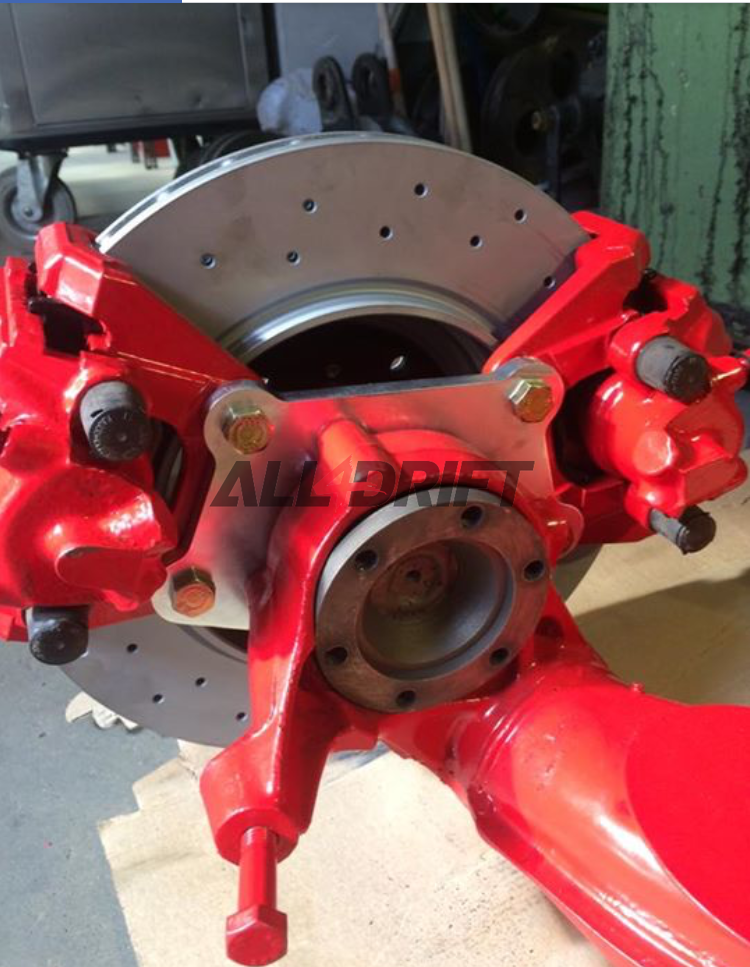 Adapter for connecting disc brakes BMW E30 / E36 compact (drum axle)