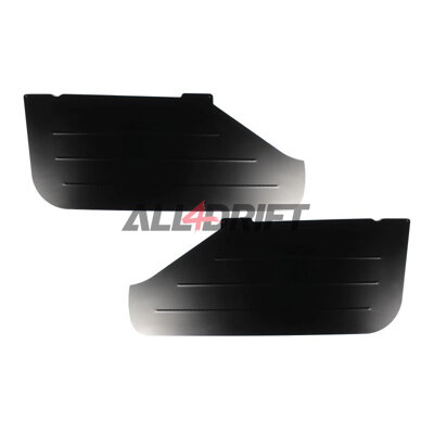 Aluminum racing door panels 3/4 BMW E46 coupe - front