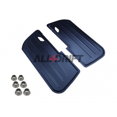 Aluminum racing door panels BMW E46 coupe - front 