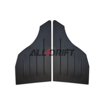 Aluminum racing door panels BMW E46 coupe - rear