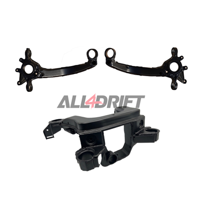Reinforced subframe and trailing arms BMW E36 + silent blocks