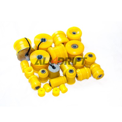 Rear suspension polyurethane bush kit SPORT BMW E46 with diferential