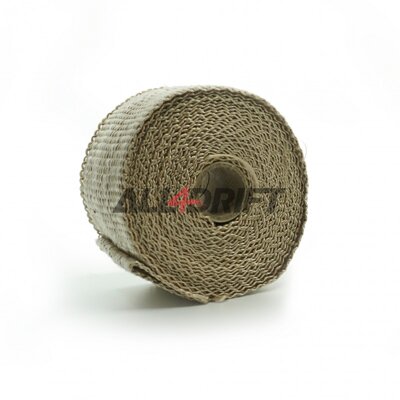  Thermal insulation tape for exhaust and downpipes with basalt fibers 5 cm x 500 cm (5m)