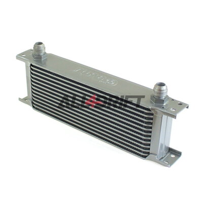 Performance oil cooler, 13 rows, 260x100x50mm AN8 silver