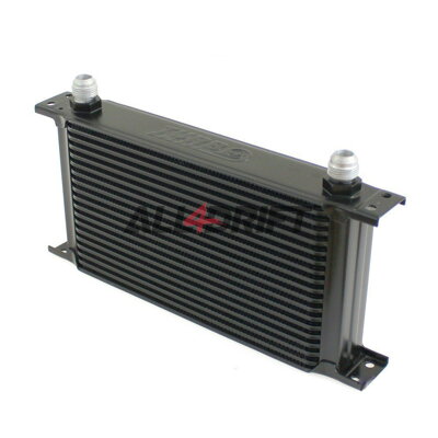 Performance oil cooler, 19 rows, 260x150x50mm AN10 black