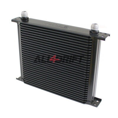 Performance oil cooler, 30 rows, 260x235x50mm AN8 black