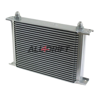 Performance oil cooler, 30 rows, 260x235x50mm AN8 silver