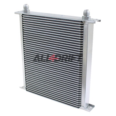 Performance oil cooler, 40 rows, 260x315x50mm AN10 silver