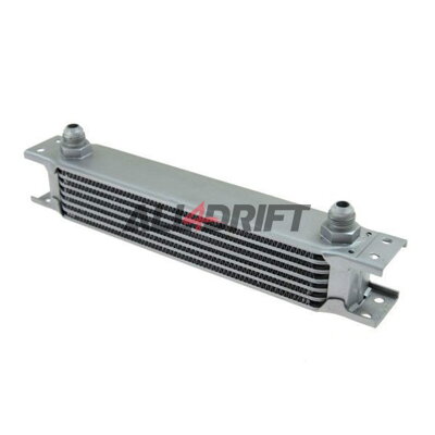 Performance oil cooler, 7 rows, 260x50x50mm AN8 silver