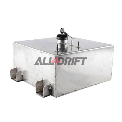 Aluminum tank universal 38L - 8 mm inlet