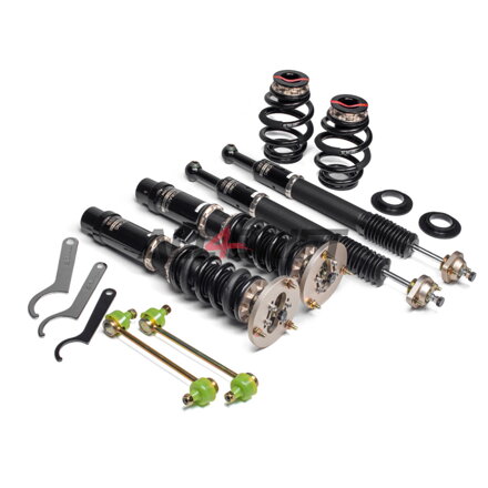 Sports height and rigidly adjustable suspension BC Racing BR Series for BMW E46