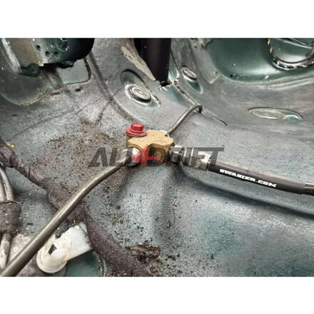 Braided brake hose 165cm