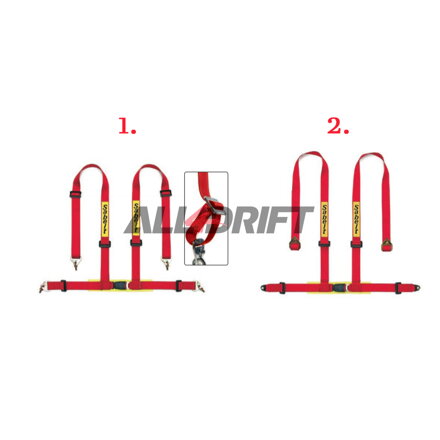 4-point SABELT seatless belt with ECE homologation