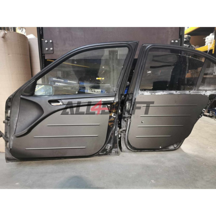 Aluminum racing door panels 3/4 BMW E46 sedan - front
