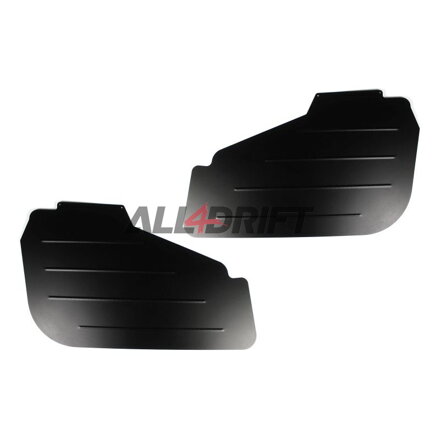 Aluminum racing door panels 3/4 BMW E46 sedan - front