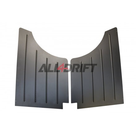 Aluminum racing door panels BMW E30 coupe - rear