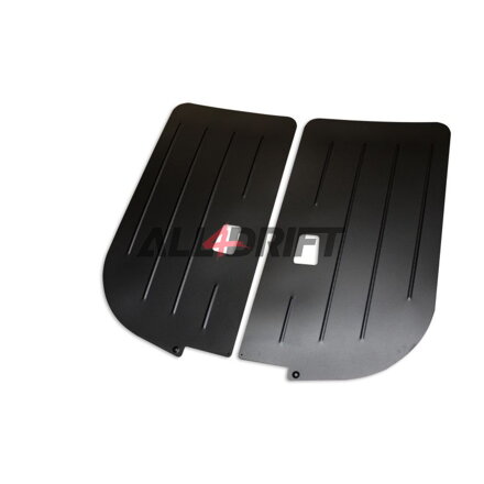 Aluminum racing door panels  BMW E36 sedan - front