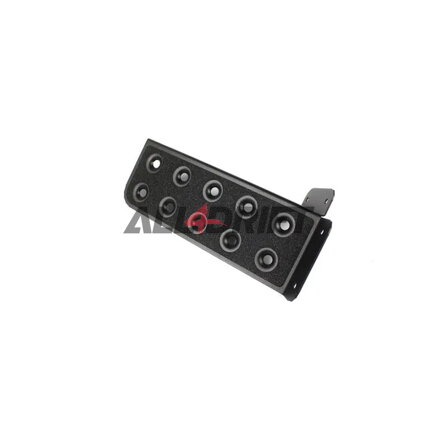 Universal footrest black + grip