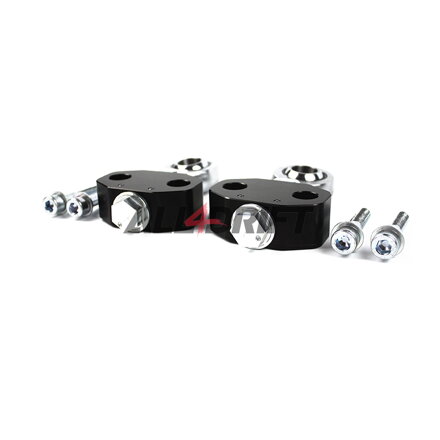Aluminum front arm mount - adjustable uniball BMW E46 stepless regulation