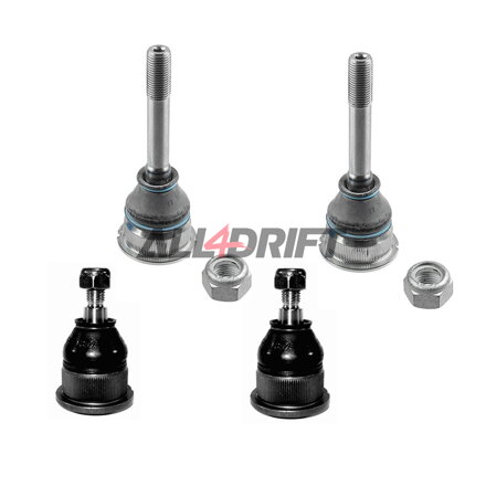 Front and rear joints for extended arms from All4drift E36 / E46 / E30