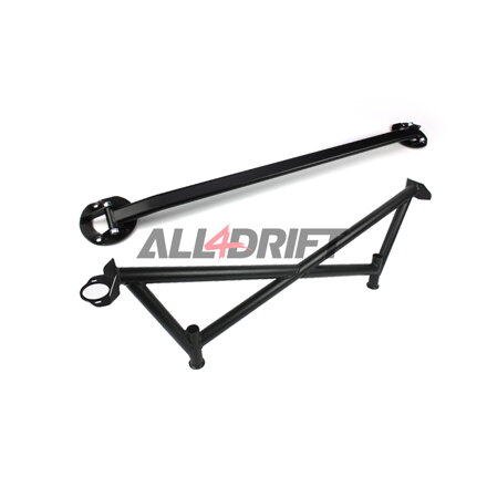 Set of steel strut bars BMW E46 - top, front + rear XBRACE