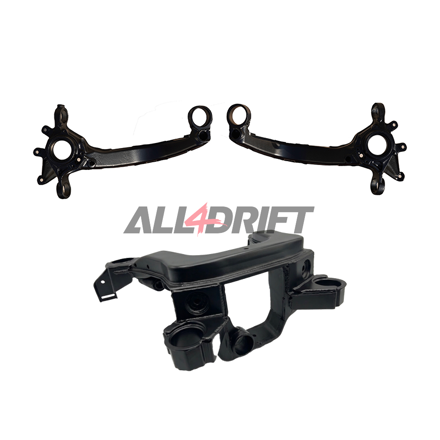 Reinforced subframe and trailing arms BMW E36 + silent blocks