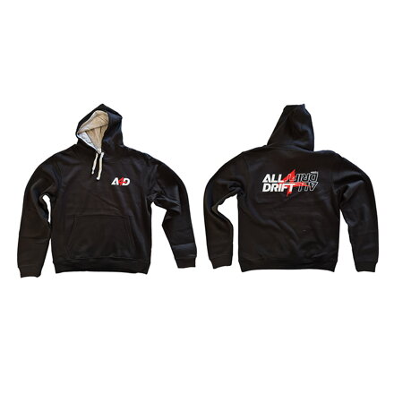 All4Drift hooded sweatshirt black upgrade 03