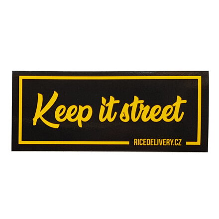 Sticker Keep it street (RICEDELIVERY)