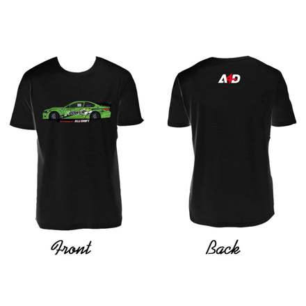 T-shirt black men's motif BMW E92 FPOWER powered by ALL4DRIFT