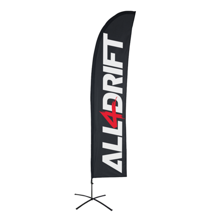 ALL4DRIFT flag wing M - 620x2680 mm