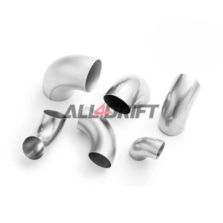 Stainless steel exhaust elbow - various diameters T304 90°