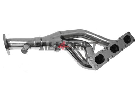 Stainless tuned exhaust pipes BMW E46 323i 328i M52