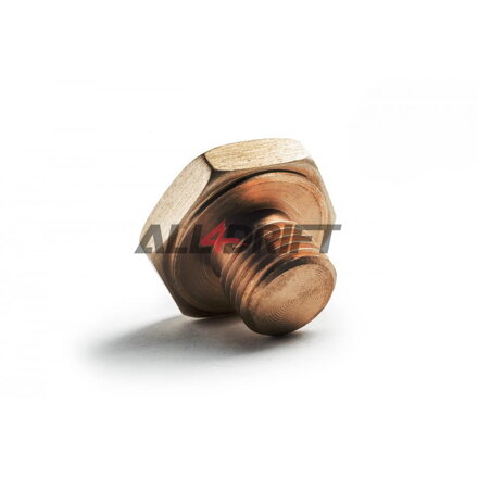 Exhaust system plug (Lambda probe) M12x1.25 mm - brass