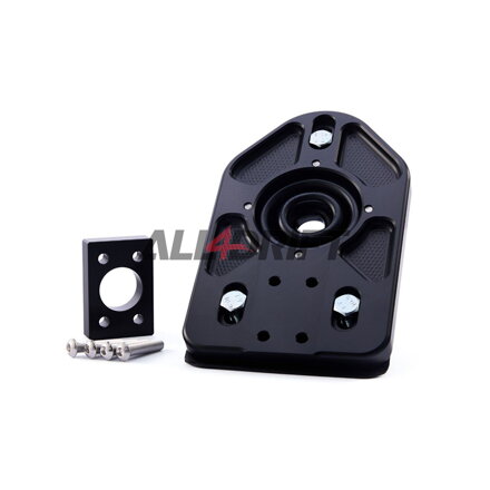 Bolt on mounting bracket for BMW V2 or V3 short shifter in E46