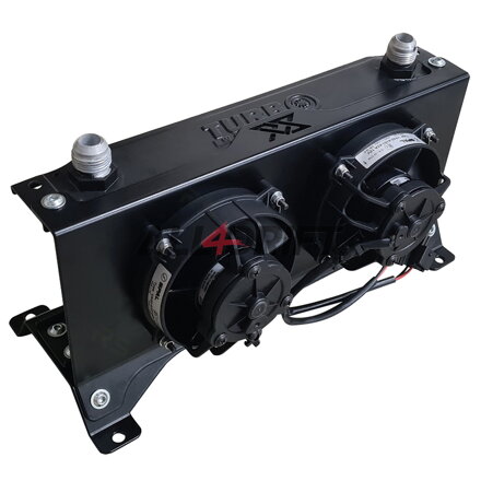 RS-Ultimate Universal Oil Cooler Bracket for 2 Fans, 16 Rows, 260x125x50mm AN10