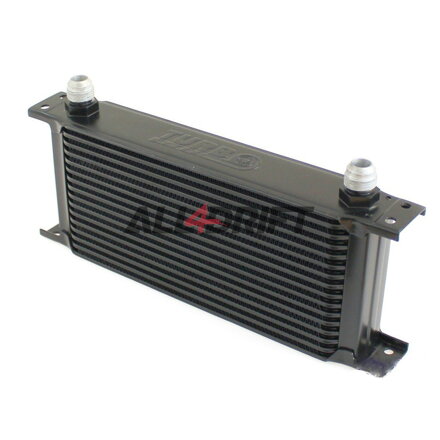 Performance oil cooler, 16 rows, 260x125x50mm AN10 black