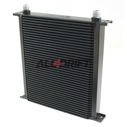 Performance oil cooler, 40 rows, 260x315x50mm AN10 black