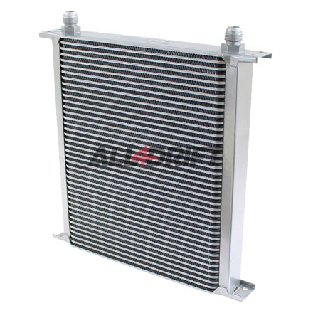 Performance oil cooler, 40 rows, 260x315x50mm AN10 silver