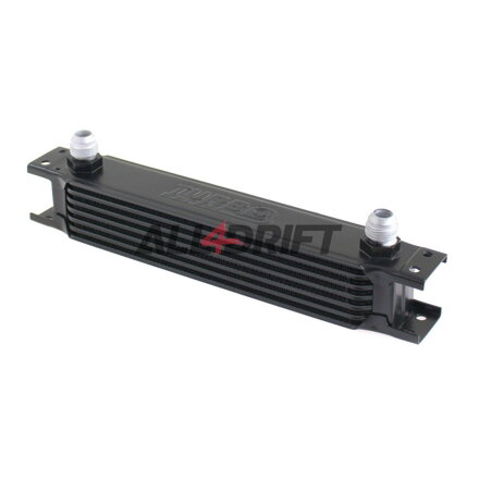 Performance oil cooler, 7 rows, 260x50x50mm AN8 black