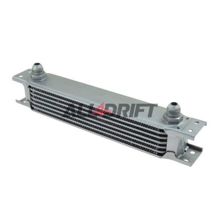 Performance oil cooler, 7 rows, 260x50x50mm AN8 silver