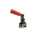 Lever OBP valve for reducing and regulating the braking effect - step