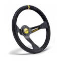 3-spoke sports steering wheel SABELT - 350 mm, offset 90 mm