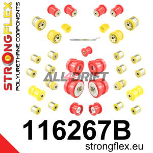 116267B Full suspension polyurethane bush kit - Mercedes C215 (98-06)