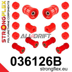 036126B Rear suspension bush kit BMW E3 / E9 / E12 / E24