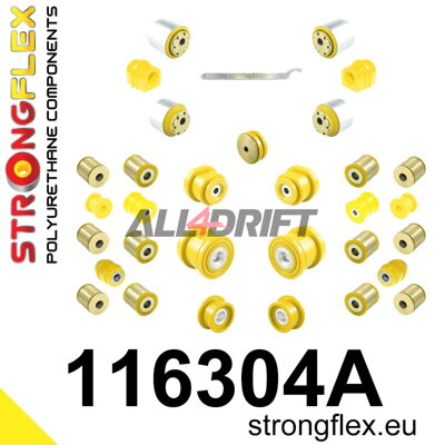 116304A Full suspension polyurethane bush kit SPORT - Mercedes W209 (02-10)