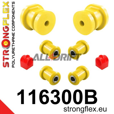 116300B Rear suspension bush kit - Mercedes W123 (76-86)