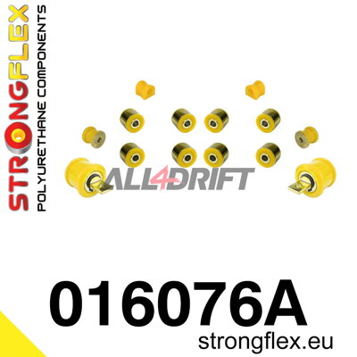 016076A Rear suspension bush kit SPORT - Alfa Romeo 147 (00-10) type 937