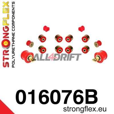 016076B Rear suspension bush kit - Alfa Romeo 147 (00-10) type 937