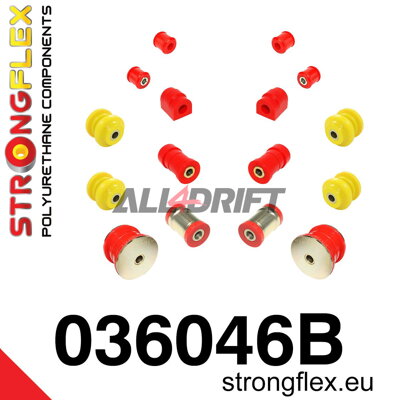 036046B Rear suspension bush kit BMW E36